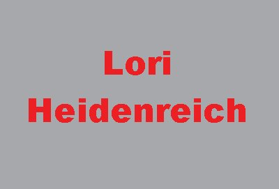 Lori Heidenreich